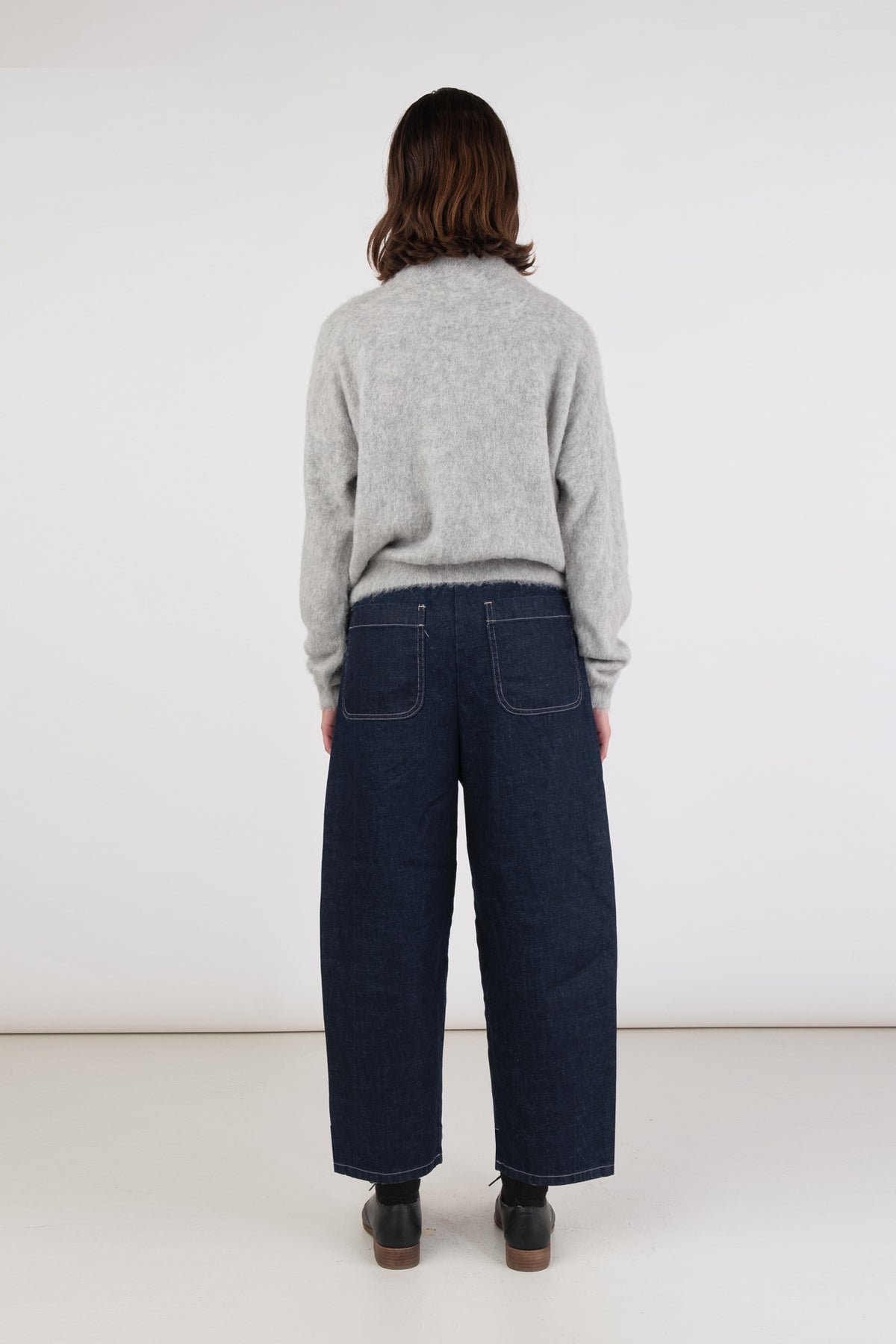 Dark Indigo Barrel Pant – Micaela Greg