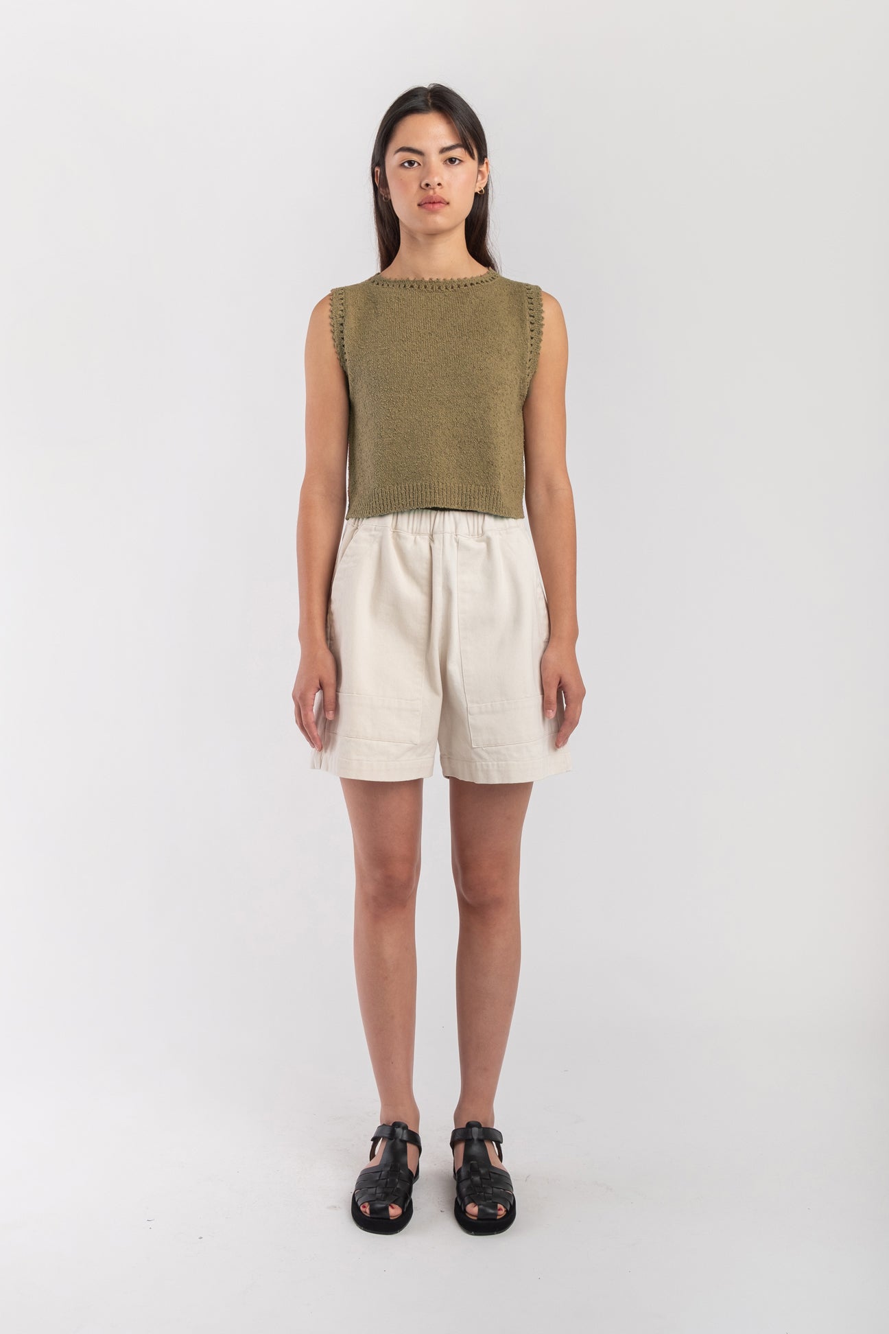 Cream Field Short