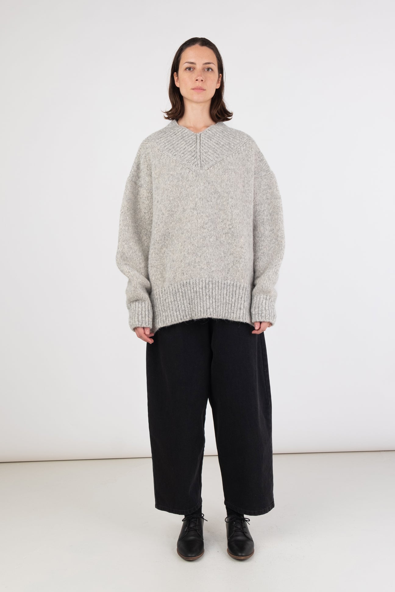 Heather Grey Coco Sweater – Micaela Greg