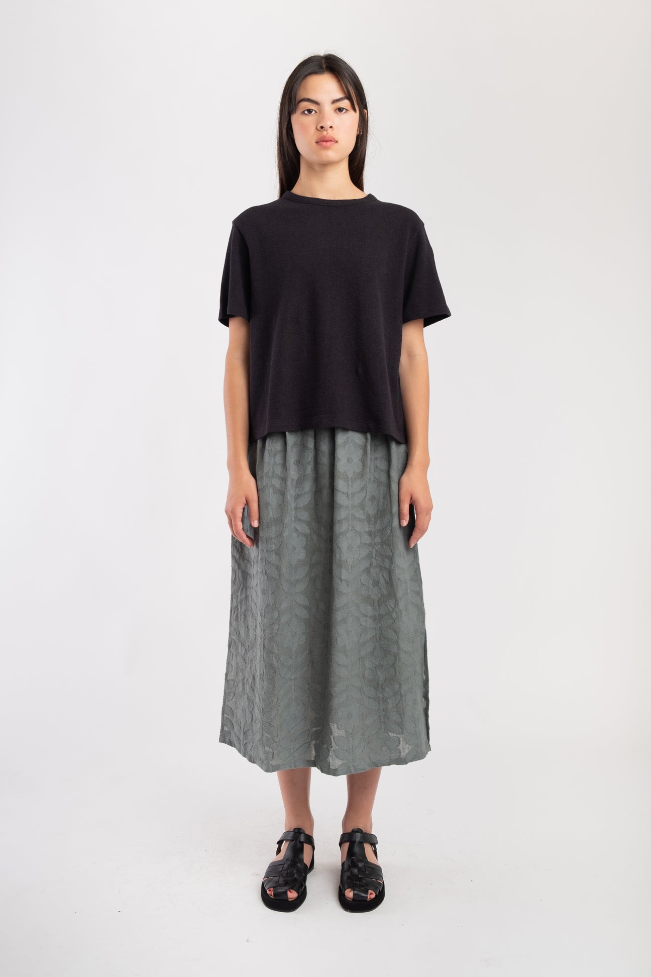 通販セール【新品タグ付き】Floral Jacquard Volume Skirt スカート